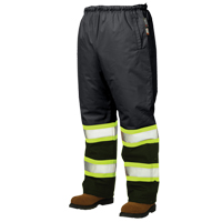 Lined Pull-On Safety Pant, Polyester, Large, Black Meunier Outillage Industriel