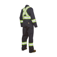Unlined Safety Coveralls, Large, Navy Blue Meunier Outillage Industriel
