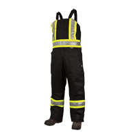 Lined Safety Overalls, Polyester/Polyurethane, Large, Black Meunier Outillage Industriel