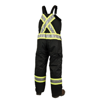 Lined Safety Overalls, Polyester/Polyurethane, Large, Black Meunier Outillage Industriel