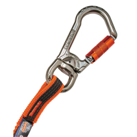 Longe porte-outils &agrave; rotule et &agrave; verrouillage double Squids 3109F(x), Tendeur, Mousqueton/boucle Meunier Outillage Industriel