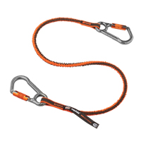 Longe porte-outils verrouillable Squids 3118F(x), Tendeur, Mousqueton double Meunier Outillage Industriel
