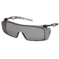 Cappture OTG Safety Glasses, Grey/Smoke Lens, Anti-Fog, ANSI Z87+/Meets/Exceeds CSA Z94.3 Meunier Outillage Industriel