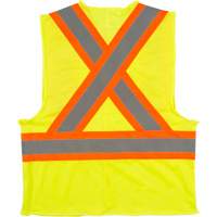Traffic Safety Vest, High Visibility Lime-Yellow, Medium, Polyester Meunier Outillage Industriel