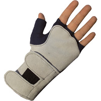 Anti-Impact Glove with Wrist Support, Cotton, Left Hand, X-Small SGI598 | Meunier Outillage Industriel