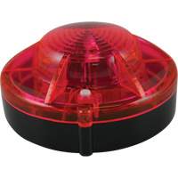 Balise stroboscopique rouge magn&eacute;tique, Plastique Meunier Outillage Industriel