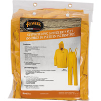 577 V&ecirc;tements imperm&eacute;ables 3 morceaux, Polyester/PVC, 5T-Grand, Jaune Meunier Outillage Industriel