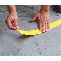 Tough-Mark™ Heavy-Duty Floor Marking, Rectangle, 48" L x 2" W, Yellow, Polyethylene SGJ231 | Meunier Outillage Industriel