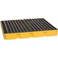 Plateforme de d&eacute;versement modulaire, Capacit&eacute; de d&eacute;versement 60,5 gal. US, 51,5'' x 51,5'' x 6,5" Meunier Outillage Industriel