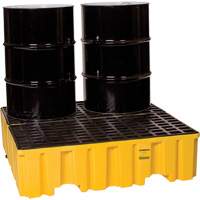 Spill Containment Pallet, 132 US gal. Spill Capacity, 51" x 52.5" x 13.75" SGJ310 | Meunier Outillage Industriel