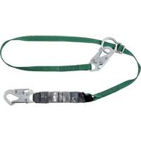 V-Series Lanyard, 4', Snap Hook Center, Snap Hook Leg Ends, Polyester Meunier Outillage Industriel