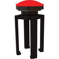 PLUS Barrier System Strobe Light Bracket & Red Strobe Light, Black SGL034 | Meunier Outillage Industriel