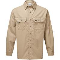 UltraSoft&reg; 7 oz. Deluxe Work Shirt, Small, Khaki Meunier Outillage Industriel