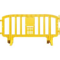 Movit Barricade, Interlocking, 78" L x 39" H, Yellow Meunier Outillage Industriel