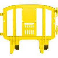 Minit Barricade, Interlocking, 49" L x 39" H, Yellow Meunier Outillage Industriel
