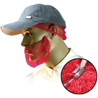 Disposable Beard Nets, Polypropylene, Red Meunier Outillage Industriel