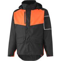 Manteau imperm&eacute;able West Coast, Polyester, Petit, Noir/Orange Meunier Outillage Industriel