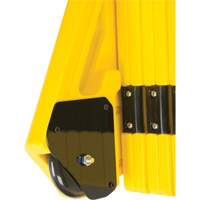 Portable Mobile Barrier, 40" H x 13' L, Yellow SGO660 | Meunier Outillage Industriel