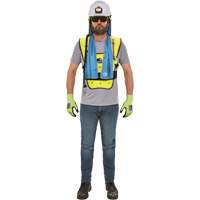 Chill-Its<sup>®</sup> 6687 Economy Dry Evaporative Cooling Vest, Small/Medium, High Visibility Lime-Yellow SGO695 | Meunier Outillage Industriel