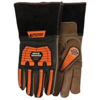 Gants 5785G Shock Trooper, T-petit, Paume en Ch&egrave;vre, Poignet Manchette Meunier Outillage Industriel
