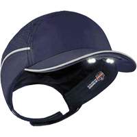 Casque antichocs l&eacute;ger avec lampe DEL 8965 Skullerz, Bleu marin Meunier Outillage Industriel