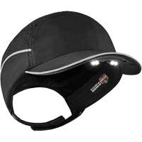 Skullerz<sup>®</sup> 8965 Lightweight Bump Cap Hat with LED Lighting, Black SGQ316 | Meunier Outillage Industriel
