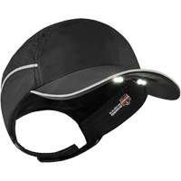 Skullerz<sup>®</sup> 8965 Lightweight Bump Cap Hat with LED Lighting, Black SGQ317 | Meunier Outillage Industriel