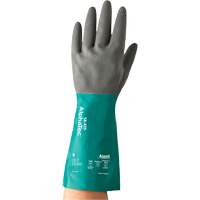 AlphaTec&reg; 58-435 Series Chemical Resistant Gloves, Size 7, 15" L, Nitrile, Cotton/Flock-Lined Inner Lining, 10-mil Meunier Outillage Industriel