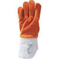 Lebon Heat Resistant Work Gloves, Leather, 11, Protects Up To 482° F (250° C) SGR312 | Meunier Outillage Industriel