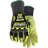 Gants r&eacute;sistants aux coupures et aux chocs Stealth Dog Fight, Petit, Paume en Fibre de verre/PEHP/Nylon/Spandex, Poignet Poignet en tricot Meunier Outillage Industriel
