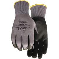 Gants enduits Stealth Vapour, Petit, R&ecirc;vetement Mousse de PVC, Calibre 15, Enveloppe en Nylon Meunier Outillage Industriel
