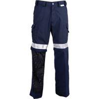 Pantalons ventil&eacute;s haute visibilit&eacute; toutes saisons, Poly-coton, 26, Bleu marine Meunier Outillage Industriel