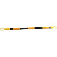 Retractable Cone Bar, 7'2" Extended Length, Black/Yellow SGS309 | Meunier Outillage Industriel