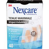 Pansements imperm&eacute;ables &agrave; tenue maximale Nexcare, Assorti, Plastique, St&eacute;rile Meunier Outillage Industriel