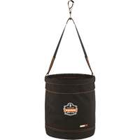 Arsenal&reg; 5970 Swiveling Hook Hoist Bucket, Nylon, 12.5" Dia. x 15" H, 100 lbs. Load Rating Meunier Outillage Industriel