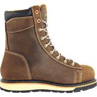 Bottes de travail pour monteur, Cuir, Embout Acier, Taille 7, Imperm&eacute;able Meunier Outillage Industriel