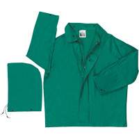 Imperm&eacute;able avec limite dinflammabilit&eacute; Dominator, Polyester/PVC, Grand, Vert Meunier Outillage Industriel