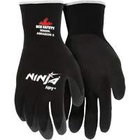 Gants enduits Ninja, Grand, R&ecirc;vetement HPT, Calibre 15, Enveloppe en Nylon Meunier Outillage Industriel