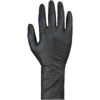 KeepKleen&reg; Disposable Gloves, Large, Nitrile, 8-mil, Powder-Free, Black Meunier Outillage Industriel