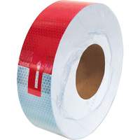 Conspicuity Tape, 2" W x 150' L, Red & White SGU270 | Meunier Outillage Industriel