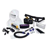 Versaflo Powered Air Purifying Respirator Easy Clean Kit, Loose Fitting Hood & Faceshield, Lithium-Ion Battery Meunier Outillage Industriel
