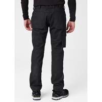 Oxford Service Pants, Poly-Cotton, Black, Size 32, 30 Inseam SGU535 | Meunier Outillage Industriel