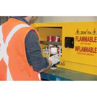 Flammable Storage Cabinet, 12 gal., 2 Door, 43" W x 18" H x 18" D SGU585 | Meunier Outillage Industriel