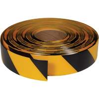 Ruban de marquage tr&egrave;s r&eacute;sistant pour plancher ArmorStripe, 2" x 100', PVC, Noir et jaune Meunier Outillage Industriel