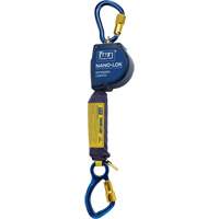 Nano-Lok Extended Length Self Retracting Lifeline, 10', Dyneema&reg;, Swivel Meunier Outillage Industriel