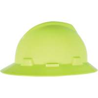 Casque de s&eacute;curit&eacute; &agrave; fente et bordure compl&egrave;te V-Gard, R&eacute;pond aux normes CSA type 1, Suspension Glissement rapide, Non ventil&eacute; Meunier Outillage Industriel