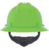 Casque de s&eacute;curit&eacute; &agrave; fente et bordure compl&egrave;te V-Gard, R&eacute;pond aux normes CSA type 1, Suspension Rochet, Non ventil&eacute; Meunier Outillage Industriel