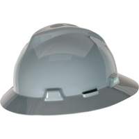 Casque de s&eacute;curit&eacute; &agrave; fente et bordure compl&egrave;te V-Gard, Suspension &agrave; douille, Non ventil&eacute; Meunier Outillage Industriel