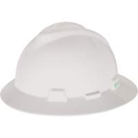 Casque de s&eacute;curit&eacute; &agrave; fente et bordure compl&egrave;te V-Gard, Suspension &agrave; douille, Non ventil&eacute; Meunier Outillage Industriel