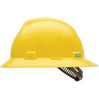 Casque de s&eacute;curit&eacute; &agrave; fente et bordure compl&egrave;te V-Gard, Suspension &agrave; douille, Non ventil&eacute; Meunier Outillage Industriel